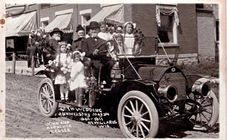John and Dorathea Legler, 50th Wedding Anniversary, 1861 - 1911.  New Glarus, Wis.